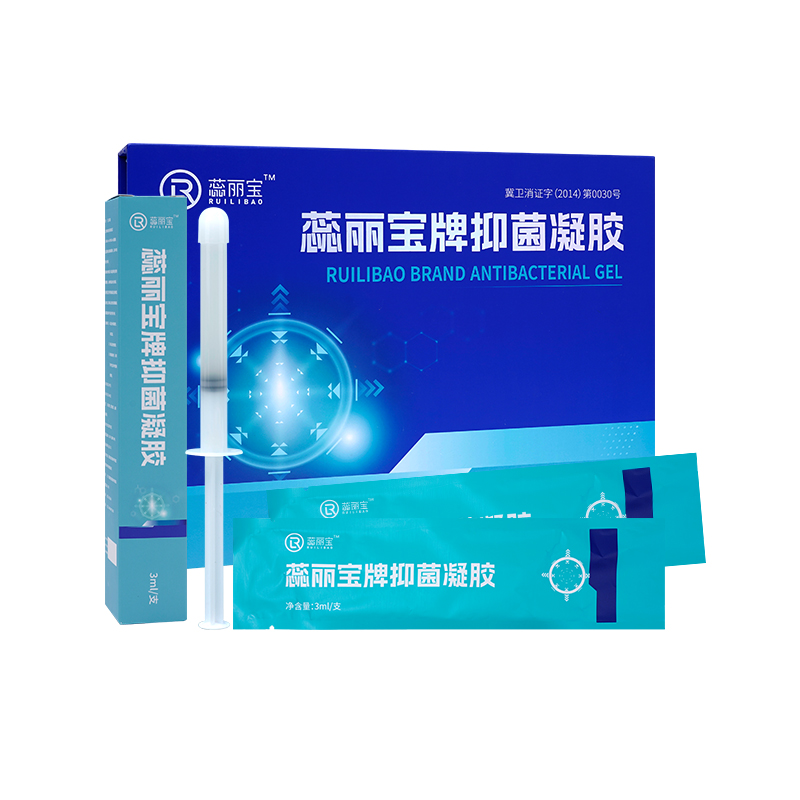 痔疮凝胶蕊丽宝缓解疼痛痔疮抑菌凝胶 烫银套盒装
